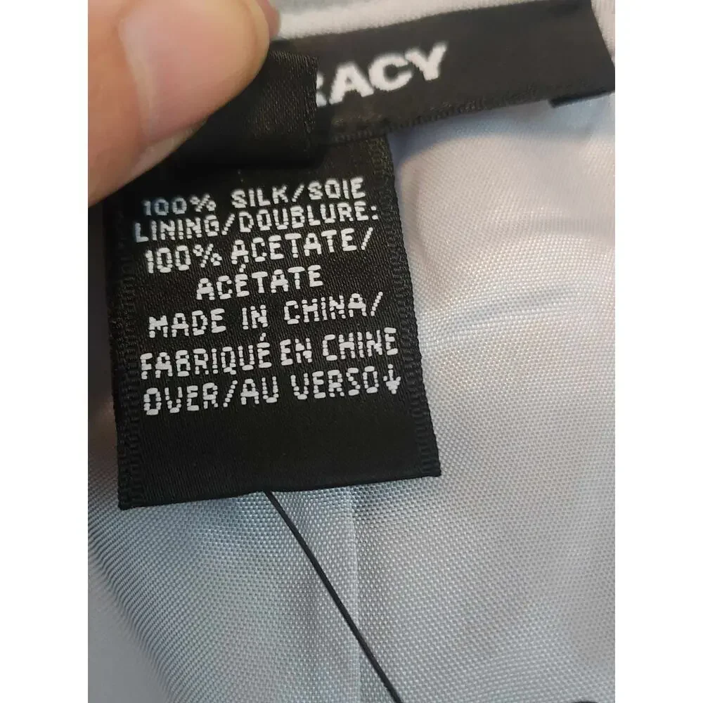 Ellen Tracy Pencil Skirt, Cream, Silk Lined, Size 6, NWT - Picture 6 of 7